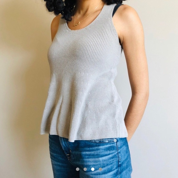 WILFRED PINSON GREY KNIT TOP 🐵💫🦴✨ - Picture 3 of 4